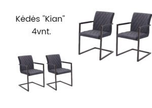 Kėdės ”Kian” komplektas (4 vnt.)