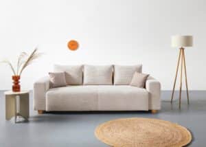 Minkšta sofa/sofa-lova „Yves“ su dėže patalynei