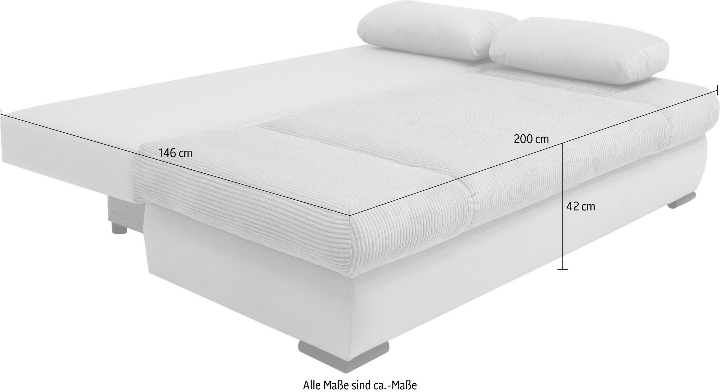Sofa - lova "Chicago" su patalynės dėže - Image 8