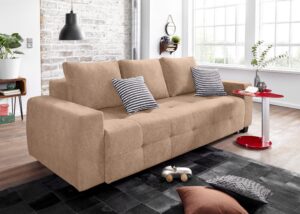 Sofa-lova “Bella” su miego funkcija ir dėže patalynei