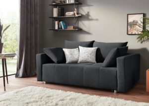 Minkšta sofa/sofa–lova su dėže patalynei “Danny”